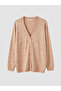Lcw Dream Brown V-Neck Women's Pajama Top - 5