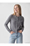 Esvab • Modern & Distinctive Zero Roba Collar Women's Knitwear Cardigan - 2