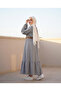 Linen Zanar Straw Fabric Dress - 5