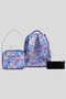 Candy Series Primary School Backpack Set - 3-Piece School Bag Set with Cute Bear Figure, Lunch Box and Pen Holder - 5