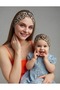 Cross-Tied Cotton Combed Cotton Non-Marking Soft Flexible Baby Kids Hair Band - 7
