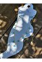 Blue Beaded Steel Anklet Gold Color Adjustable Summer Women's Anklet - 4