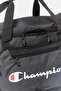 Men Brand Logo Duffle Bag 61 x L 30 x H 26 x W cm, Black - 4