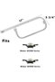 17-inch grill tube for Weber Q1200 Q100 Q100 Q120 304 stainless steel gas grill accessories, suitable for grill parts - 2