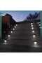 A set of 16 waterproof solar lights, suitable for fences, stairs, patios, and walkways (brown and white light). - 2