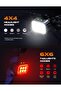 Bicycle lights - front/taillights - bicycle headlights - red and white LED bicycle lights - waterproof - USB-C charging - 4