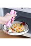 Anti-burn clip, anti-burn clamp, bowl rack, non-slip bowl rack, kitchen accessory tool, anti-burn handle (pink clip) - 2