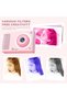 Mini CCD - HD 1080P - 48 MP, 4x zoom, compact digital camera with dual lenses and support for 32 GB card for boys, girls, teenagers, gift - pink - 2