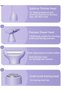 5-in-1 Electric Shaver for Women, Bikini Trimmer, Women's Shaver, Suitable for Face, Body and Legs, Rechargeable Electric Women's Shaver (Beige) - 3