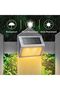 Solar-powered lights suitable for steps, decks, walkways, courtyards, stairs, and railings; LED lights; outdoor waterproof; warm light; 2-pack. - 5