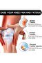 2 Pcs Elastic Knee Brace with Adjustable Patellar Tendon Bandage - Kneecap Support & Meniscus Stabilization for Men - 2