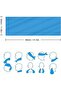 Cooling towel for neck and face, made of microfiber - 100*30CM - 4