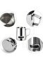 2-Pack 600 ml Stainless Steel Milk Frothers with Temperature Control, Silver Coffee Accessories - 7