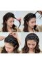 Double tassel hair clip, braided headband clip, unisex hairband - 3