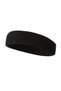6-Piece Non-Slip Sports Headband Set for Women & Men-Yoga Fitness & Facial Cleansing Black