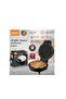 Electric Heart Waffle Maker,1000W Waffle Machine,Non Stick Plates & Adjustable Temperature Control,Double-Sided Heating Makes 5 Heart Shaped - 3