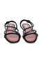 Ankle Strap Open Toe Flat Sandals - 2