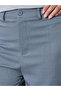 Grey Solid Wide Leg Casual Pants - 3