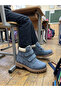 Genuine Leather Orthopedic Velcro Boys' Boots - 3