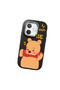 Oppo A5 Pro 5g Compatible Case Camera Protector Black Silicone Couple Phone Case with Bear Pattern - 3