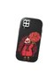 Samsung Galaxy M12 Compatible Case Camera Protector Black Silicone Couple Phone Case Girl Patterned - 3