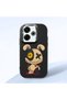 Poco M6 Compatible Case Camera Protector Black Silicone Couple Phone Case Character Patterned
