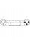 Cablu microfon XLR 3 pini bk 25m - 4