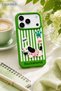 3D Dog Figure Striped Silicone Phone Case Compatible with iPhone 17 Pro Max / 18 Pro Max Dachshund - 2
