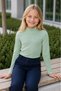 Unisex Kids Ribbed Half Turtleneck Long Sleeve Bodysuit I Unisex Kids Ribbed Half Turtleneck Long Sleeve Blousei Kids Comfort Fit Long Sleeve Top I Girls' Bodysuit I Boys' Bodysuit - 6
