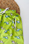 Shark Printed Boys' Swim Shorts - Green - 3