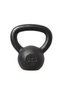 Kettlebell 8 kg din fontă, negru, greu și solid, tip halteră. - 4