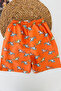 Shark Printed Boys' Swim Shorts - Orange - 2