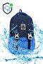 Multi-Compartment Vibrant Colorful Zippered Waterproof Orthopedic School, Back and Travel Bag with Lockable Laptop Compartment - 4