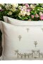 Sırma Gold Glitter Embroidered Cream Color Double Winter Sleeping Set - 7