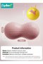 Peanut Ball and Hopper Ball Set for Kids, Peanut Shaped Yoga Ball, Kids Bouncy Jumping Ball, Toddler Ride On Toys, Sports Fitness Balls, Exercise Ball for Boys Girls, Indoor and Outdoor Use - 8