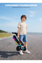 (cl463-Black)Kids 3‑Wheel Scooter, Height‑Adjustable Foldable Kick Scooter, Colorful Light, Gravity Steering Anti‑Tip Scooter for Children 2‑10 Years Old - 6