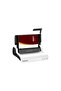 Pulsar+ 300 Manual Comb Binding Machine | A4 | 20-Sheet Punch | 300-Sheet Binding Capacity | White/Grey - 5