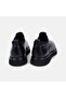 Men's Black Rubber Laced Classic Casual Leather Shoes - 5