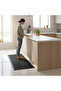 Black Rubber Anti-Fatigue Mat - 60 x 90 cm - 2