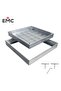 Recessed Floor Manhole Cover, Aluminium Tile Tray, Square (50X50) - 2