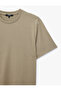 Regular Fit Crew Neck Short Sleeve Basic T-Shirt - 3