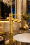 Bambu Gold Fixed Sink Faucet |   Premium Model |   Luxury Vintage Lavatory Faucet