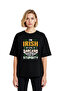 Irish Humor and Sarcasm Printed Women's Oversize T-Shirt