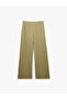 Bürümcük Fabric High Waist Loose Straight Leg Pants - 6