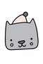 Children's Short Sleeve T-Shirt Cute Cat in Beret Illustration Print Relaxed Fit Casual Modern Stylish Comfortable - 3