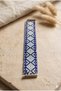 Handmade Miyuki Beaded Blue Motif Thick Special Design Bracelet - 3