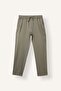Ultra Soft Elastic Waist Lace-Up Relax Fit Trousers H3877Ax26Au