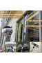 Four-piece set of retractable window cleaner and vacuum cleaner (grey) - 3