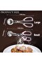 Meatball spoon set (2 pieces), non-stick and non-slip, suitable for ice cream, pink. - 2