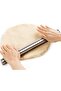 Stainless steel rolling pin, hollow for easy cleaning, suitable for pizza dough, silver. - 4